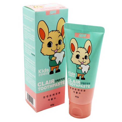 이엘메디텍 28탁 크레르 저불소 키즈치약, 60g, 1개