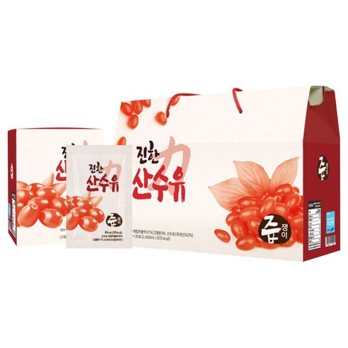 즙쟁이 진한 산수유즙, 80ml, 30개입
