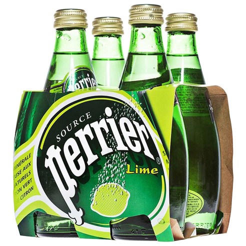 페리에 탄산음료 라임, 330ml, 4개