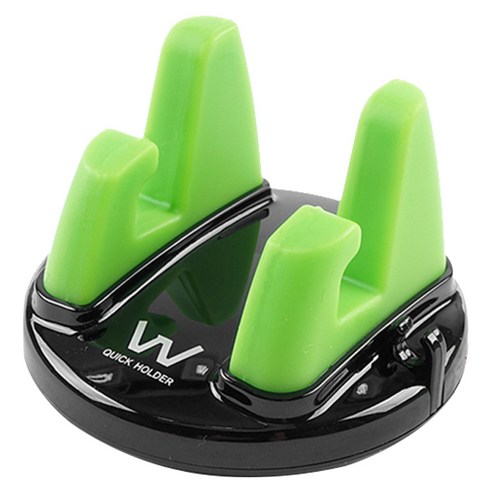 오토반 퀵 스마트폰 거치대 블랙 + 그린, 1개