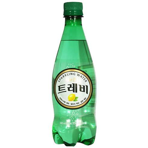 트레비 탄산음료 레몬맛, 500ml, 1개