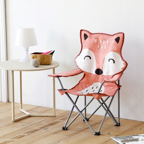 룸앤홈 키즈 캠핑 야외의자, 핑키폭스, 1개
