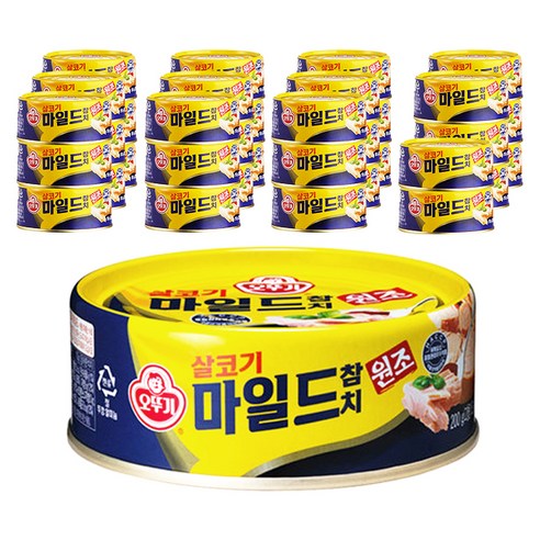 오뚜기 마일드 참치 캔, 150g, 36개