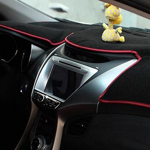 XAUTO 쉴드 PLUS 대시보드커버 싼타페 구형 (블랙+레드), 1개