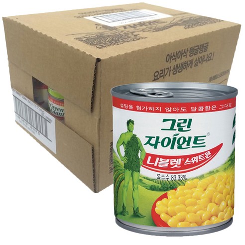 SERETRAM 그린자이언트 니블렛 스위트 콘, 340g, 24개입