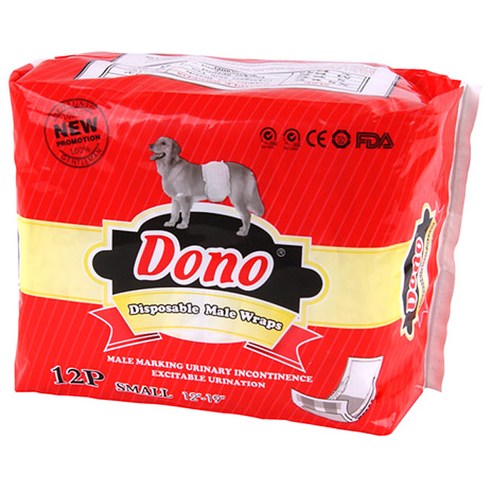 도노 숫컷용 매너 패드 12p, 소형, 12매, 1개