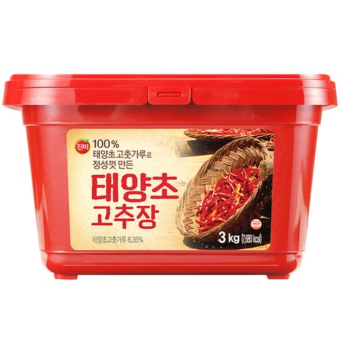진미 태양초 고추장, 3kg, 1개