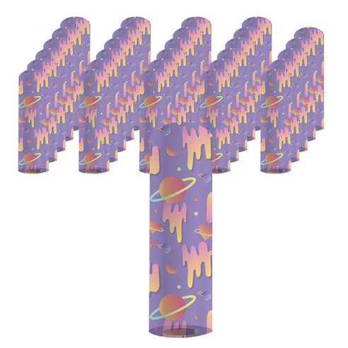 나노씨엔티 랩핑포장지 297 x 420 mm, 우주행성, 30개입