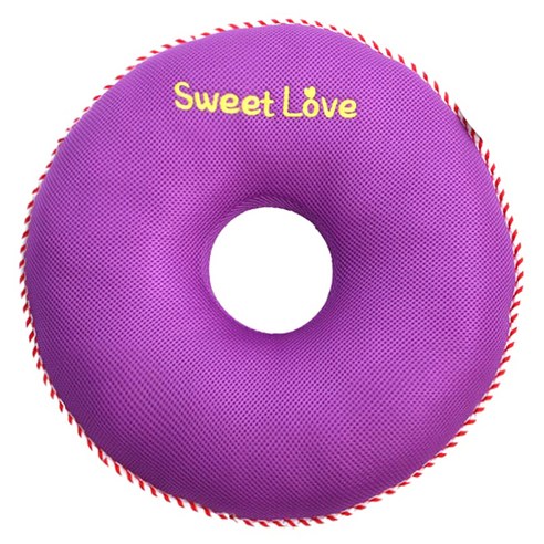 스위트 에어매쉬 원형 도넛 방석, 보라, 1개