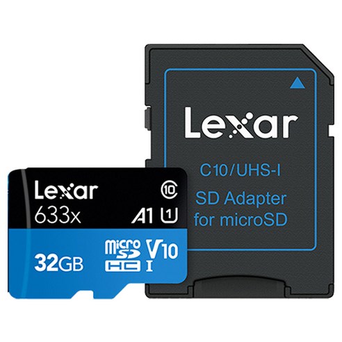렉사 MicroSD카드 633배속 micro SDHC UHS-I Cards 633x, 32GB
