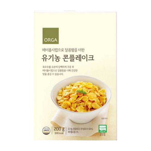 ORGA 유기농 콘플레이크, 200g, 1개, 1개