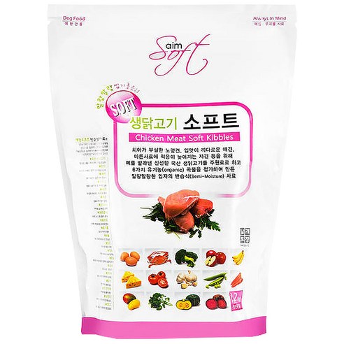 에임소프트 생닭고기 홀리스틱 애견사료, 1.2kg, 1개