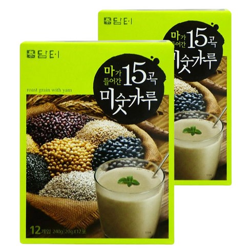 담터 마가 들어간 15곡 미숫가루, 240g, 2개