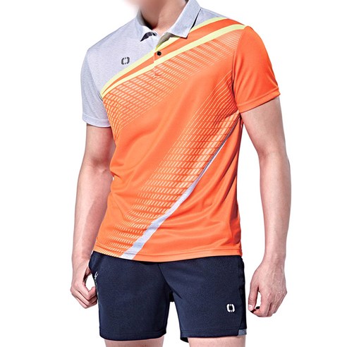 패기앤코 남성용 GRAPHIC POLO 티셔츠 ST-1437 + 팬츠 MP5-193 배드민턴복 상하의 세트