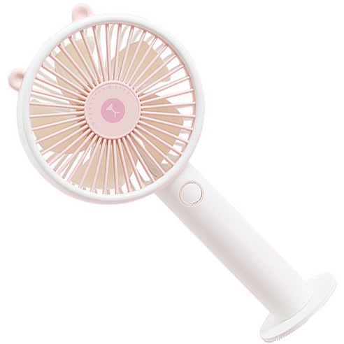 단미 베어 USB 휴대용 선풍기, BF01, 핑크