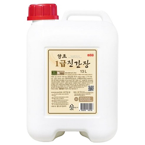 신앙촌 양조 1급 진간장, 13L, 1개