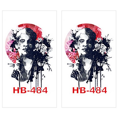 허니걸 타투스티커, HB-484, 2개