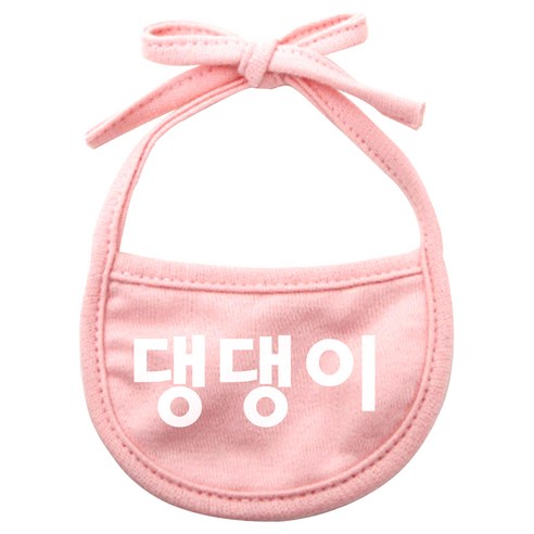 강아지 턱받이 댕댕이 L, 핑크, 1개