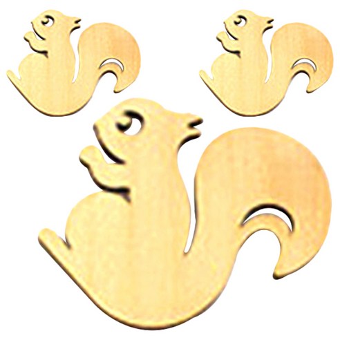 비케이 나무 코스터 3p, 다람쥐
