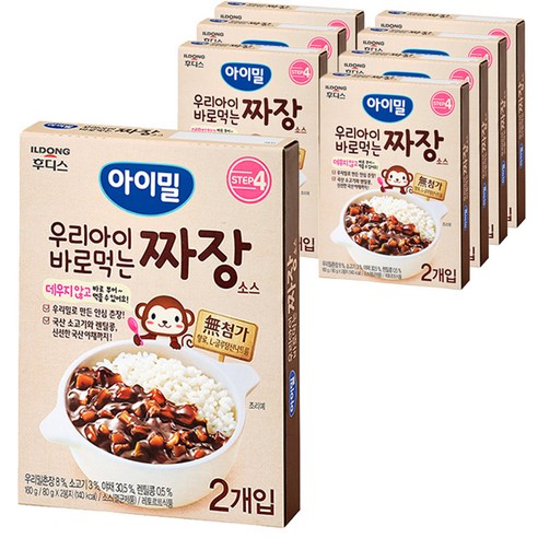 일동후디스 바로 먹는 소스, 짜장, 8개