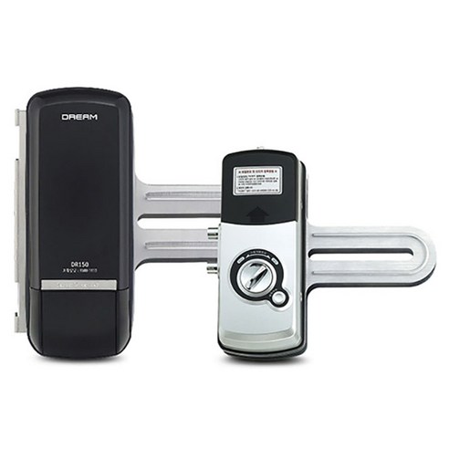 드림 글라스 번호전용 유리문용 디지털도어락 DR150-N, 방문설치