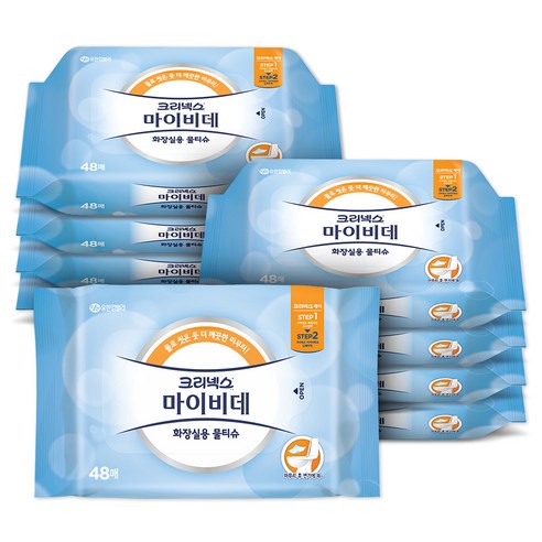 크리넥스 마이비데 물티슈, 48매, 9개