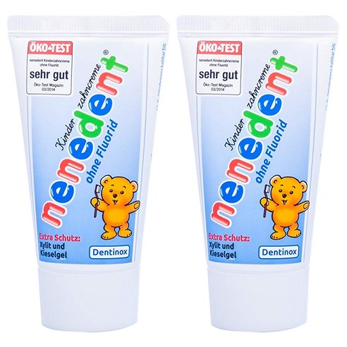 네네덴트 무불소 어린이 치약, 50ml, 2개