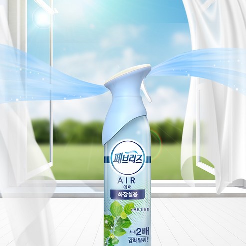 페브리즈 에어 산뜻한 정원향 화장실 탈취제: 깨끗하고 상쾌한 화장실을 위한 솔루션