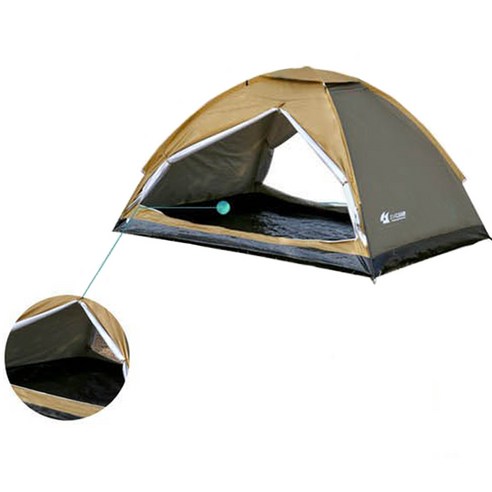 조아캠프 돔형텐트 - 사계절용 3인용 텐트