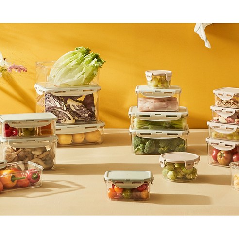 냉장고 관리를 간편하고 효율적으로 만드는 락앤락 밀폐용기 세트