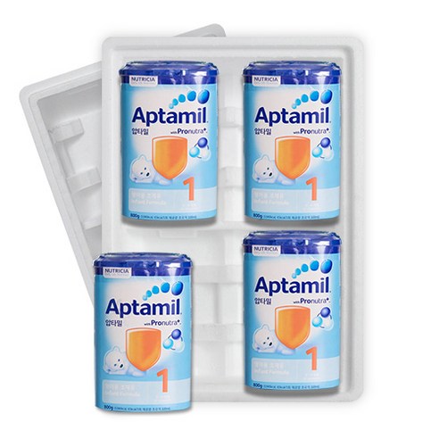 압타밀 프로누트라 플러스 분유 1단계, 800g, 4개