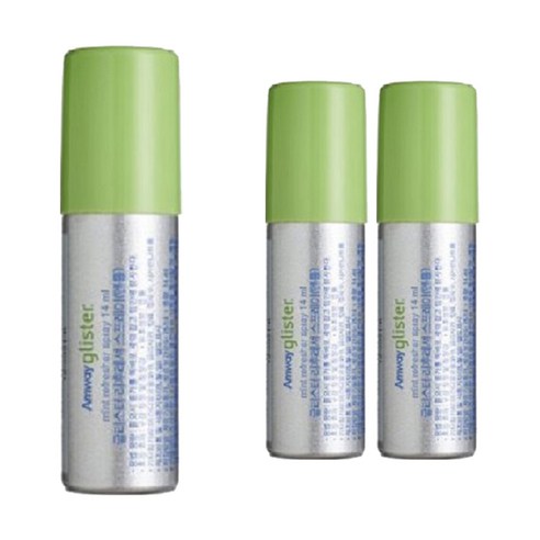 암웨이 글리스터 민트 리후레셔 구강스프레이, 14ml, 3개