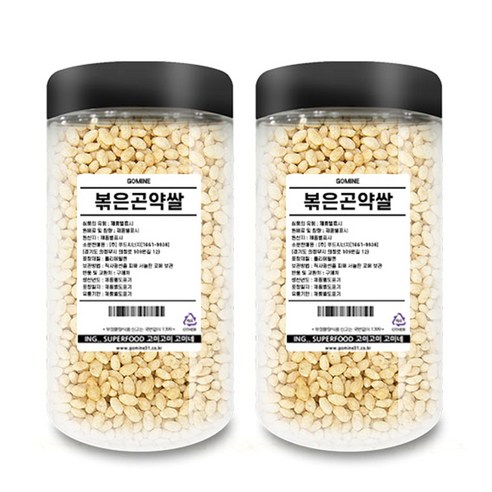 고미네 볶은 곤약쌀, 100g, 2개