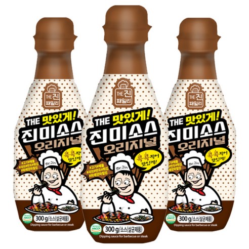 진미 소스 고기용, 300g, 3개