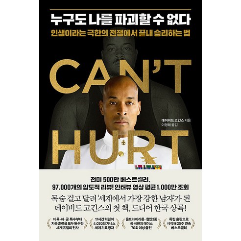 누구도 나를 파괴할 수 없다: 인생이라는 극한의 전쟁에서 끝내 승리하는 법, 웅진지식하우스, 데이비드 고긴스
