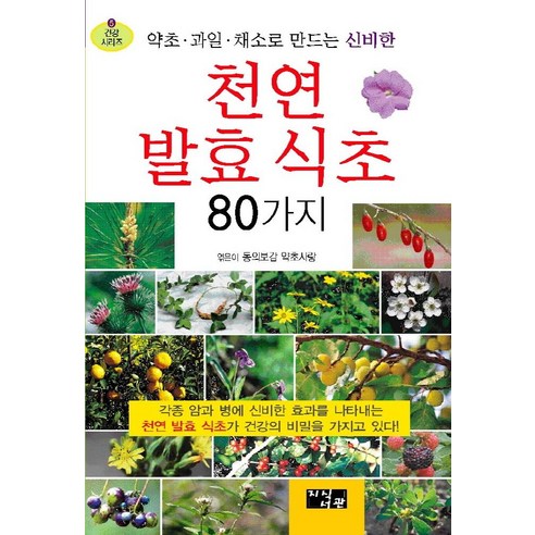 [지식서관]천연발효식초 80가지 : 약초 과일 채소로 만드는 신비한, 지식서관, 동의보감 약초사랑