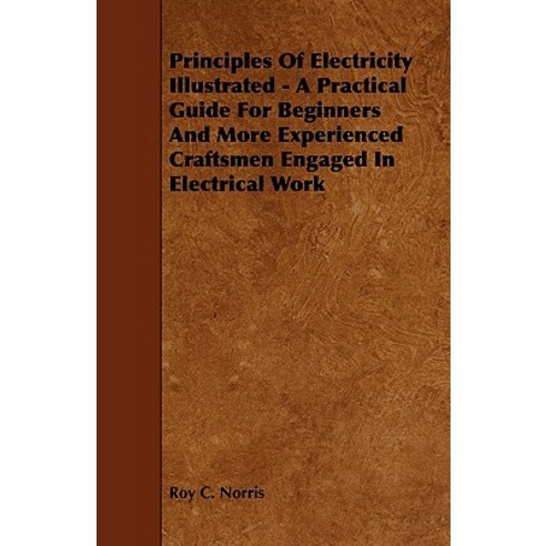 Principles of Electricity Illustrated - A Practical Guide for Beginners and More Experienced Craftsmen..., Vintage Dog Books