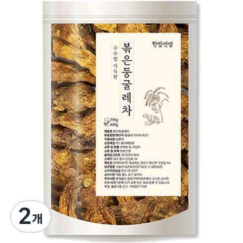 한방선생 둥굴레차, 1개입, 2개, 400g