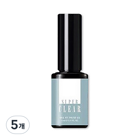 그라시아재팬 슈퍼클리어 탑 젤 11ml, 투명, 5개