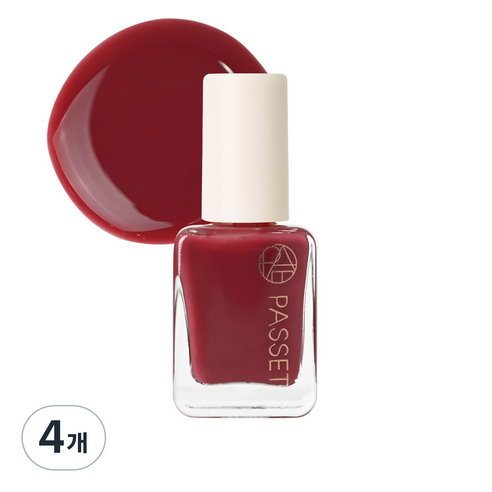 파셋 셀럽 네일컬러 폴리쉬 매니큐어 7ml, 11 빈티지로즈, 4개