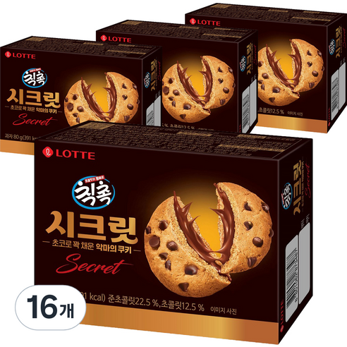 칙촉 시크릿, 80g, 16개
