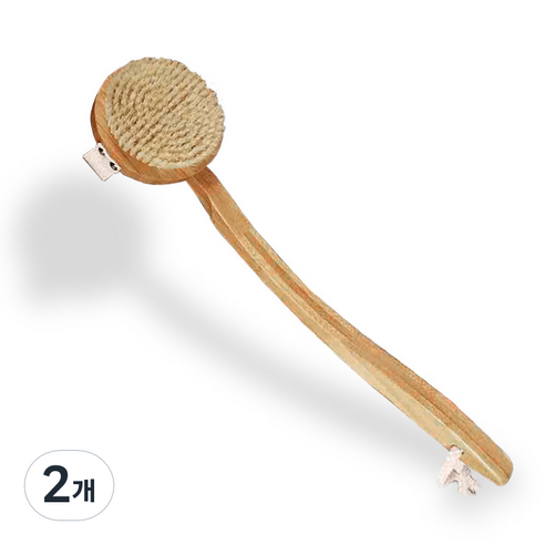 마켓플랜 멀티 돈모 바디 브러쉬, 혼합색상, 1개입, 2개