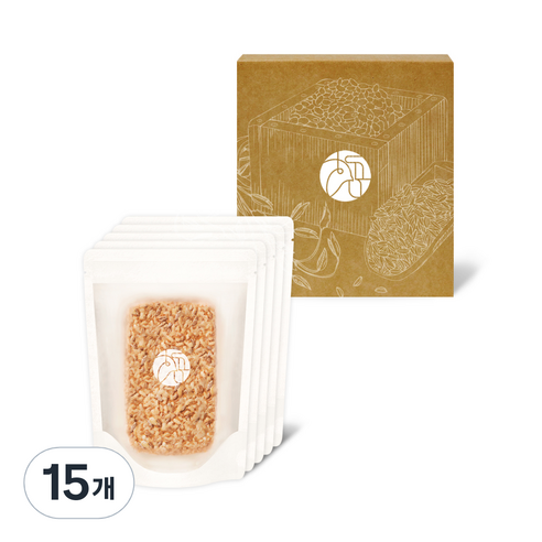 우리곡간 귀리누룽지, 120g, 15개