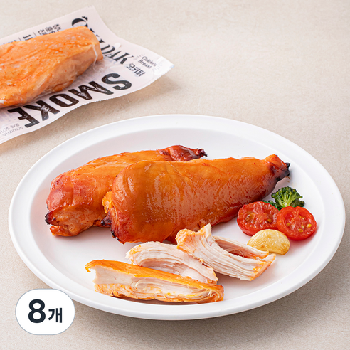 오프라이스 훈제 닭가슴살, 100g, 1개입, 8개