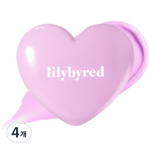 릴리바이레드 러브빔 치크밤 3.5g, 05 앙큼빔, 4개