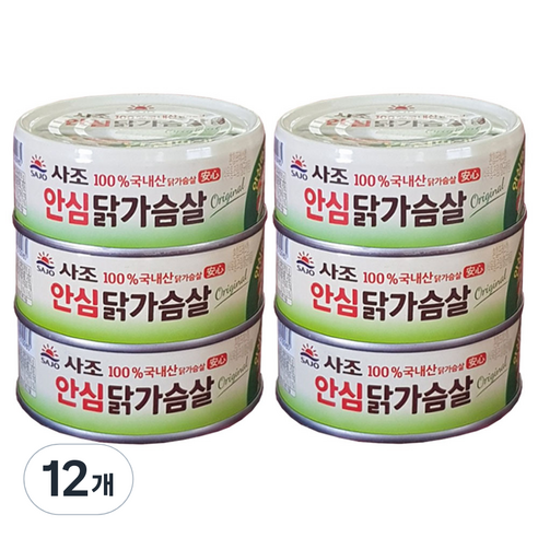사조 안심 닭가슴살, 90g, 12개