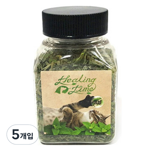 힐링타임 띵가띵가 드라이 캣닢, 7g, 5개