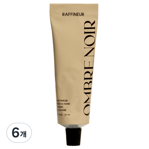 라피네르 넥 앤 핸드크림 코롱 옴브레누아, 30ml, 6개
