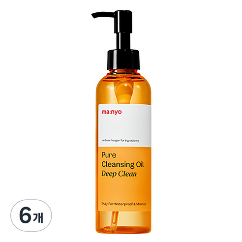 마녀공장 퓨어 클렌징 오일 딥 클린, 200ml, 6개