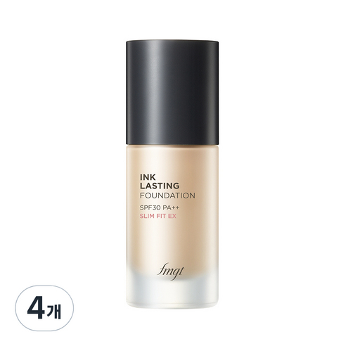더페이스샵 잉크래스팅 파운데이션 슬림핏 이엑스 30ml, N203 내추럴베이지, 4개